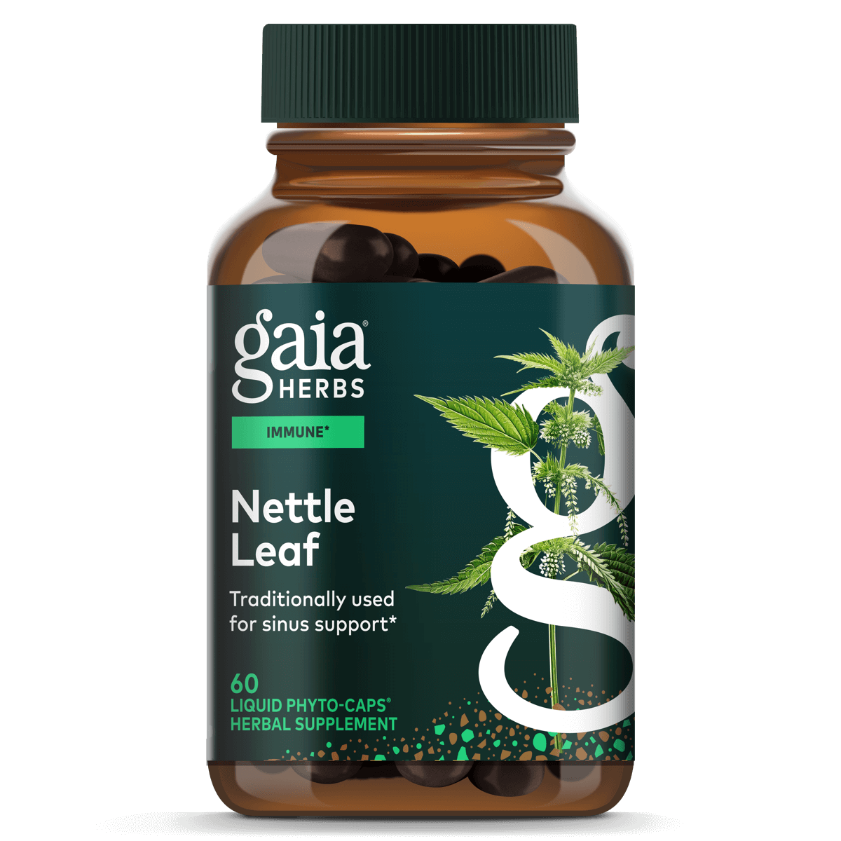 Gaia Herbs Nettle Pills for Immune Support || 60 ct