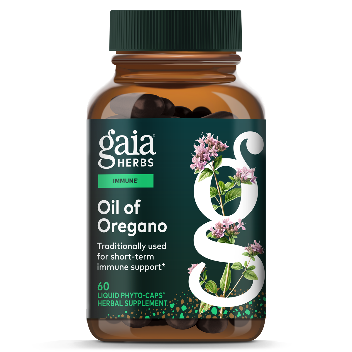 Oil Of Oregano 60 Count Front Of Bottle Rendering