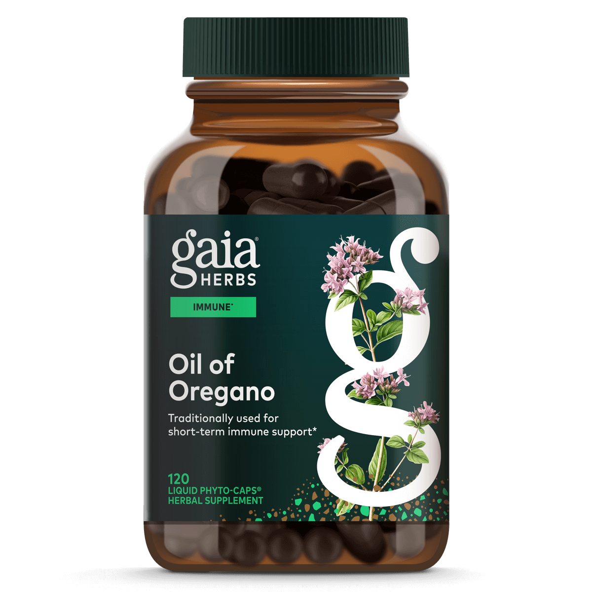 Gaia Herbs Oil of Oregano for Immune Support || 120 ct