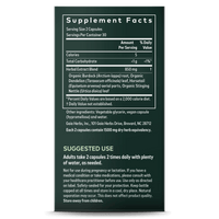 Gaia Herbs Bloat Support for Women Supplement Facts & Suggested Use || 60 ct