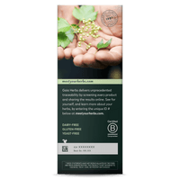 Gaia Herbs PlantForce Liquid Iron carton side: meetyourherbs.com || 8.5 oz