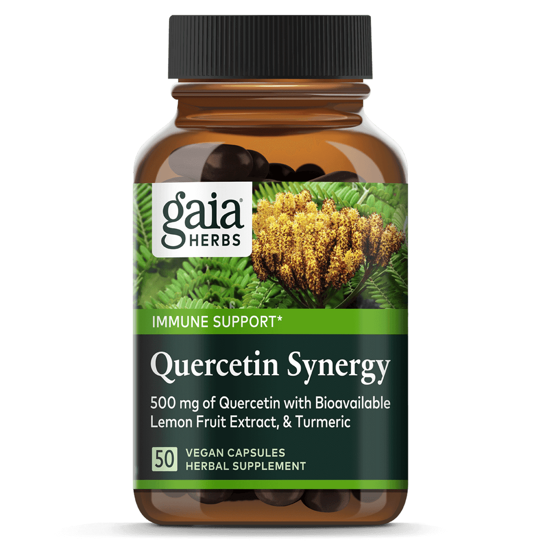 Gaia Herbs Quercetin Synergy Vegan Capsules || 50 ct