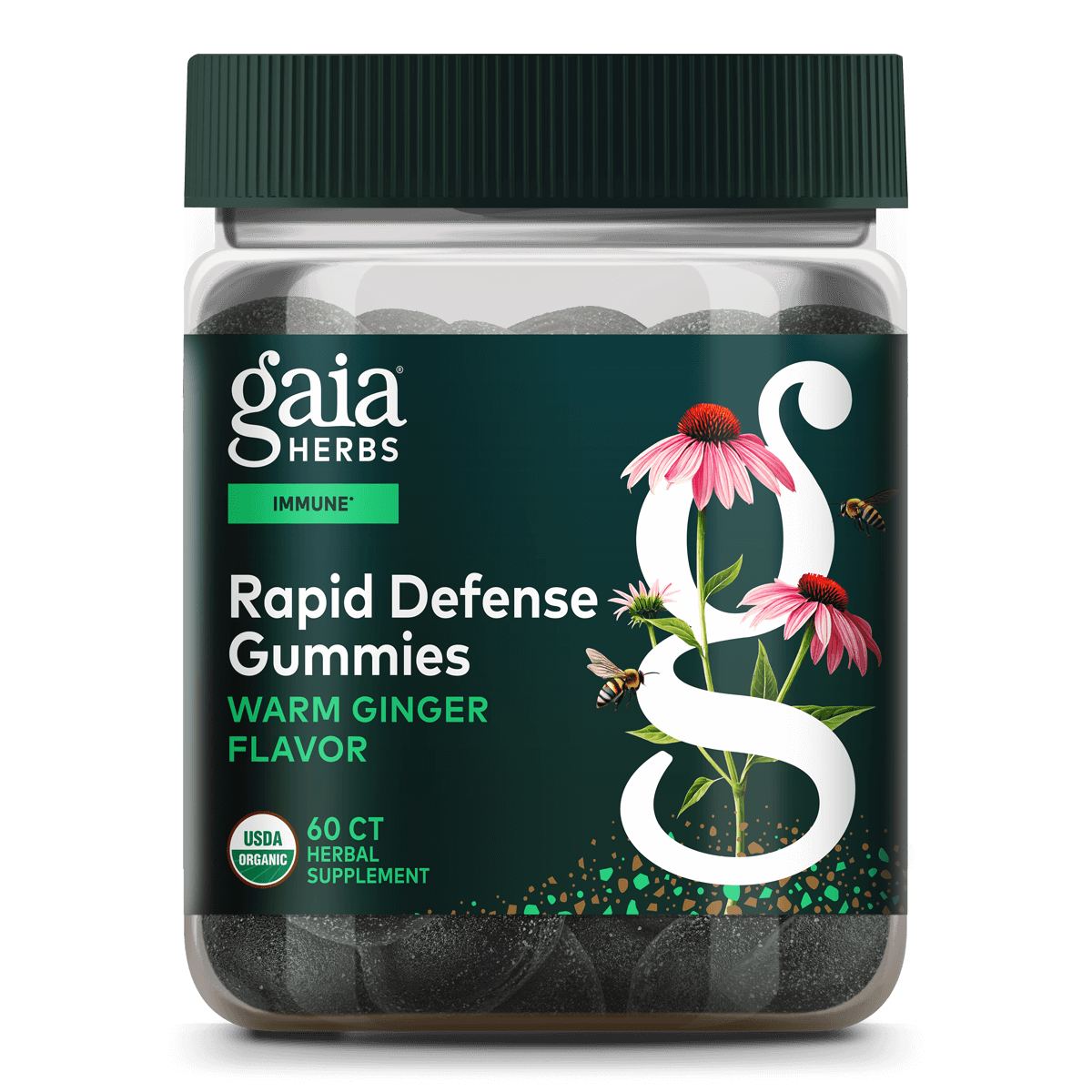 Gaia Herbs Immune Rapid Defense Gummies || 60 ct