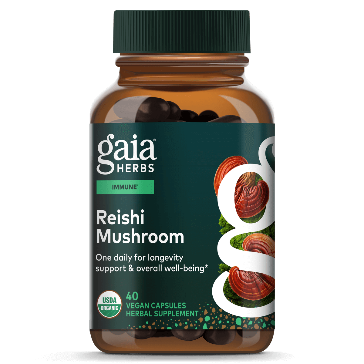 Gaia Herbs Reishi Mushroom Extract || 40 ct