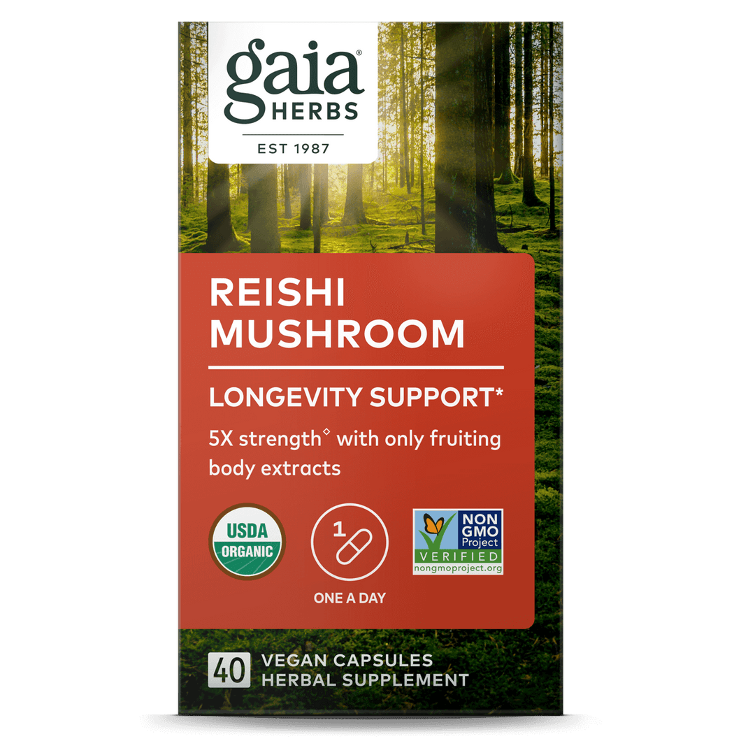 Reishi Mushroom Supplement 100 Extract Gaia Herbs Gaia Herbs®