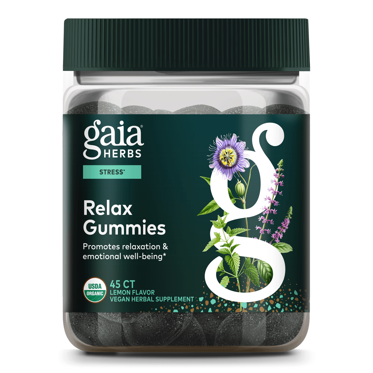 Gaia Herbs Relax Gummies || 45 ct
