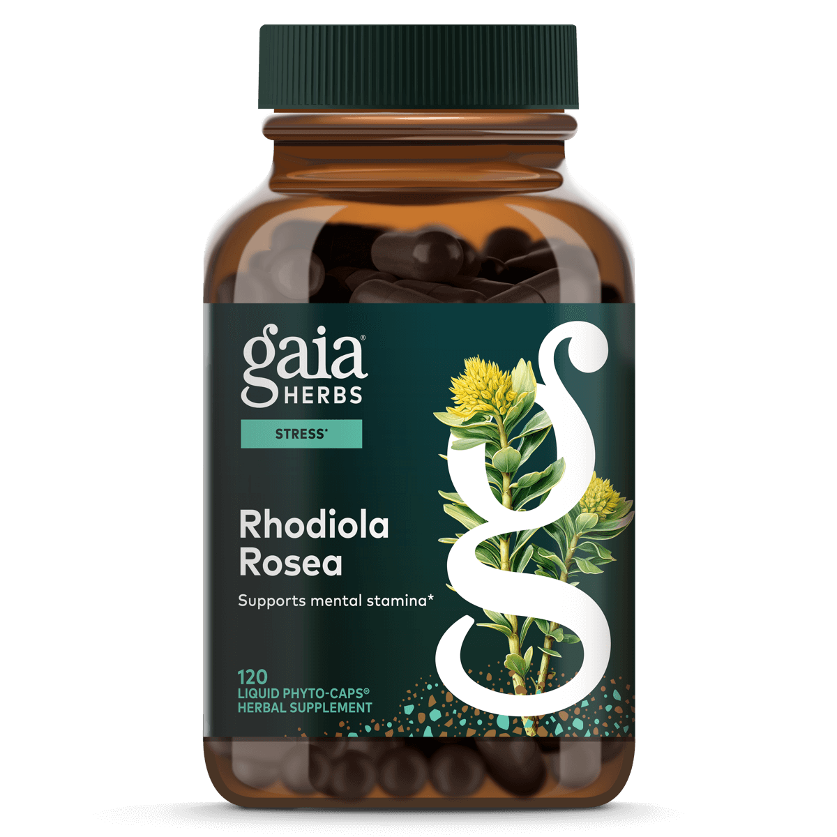 Gaia Herbs Rhodiola Rosea for Stress Support || 120 ct