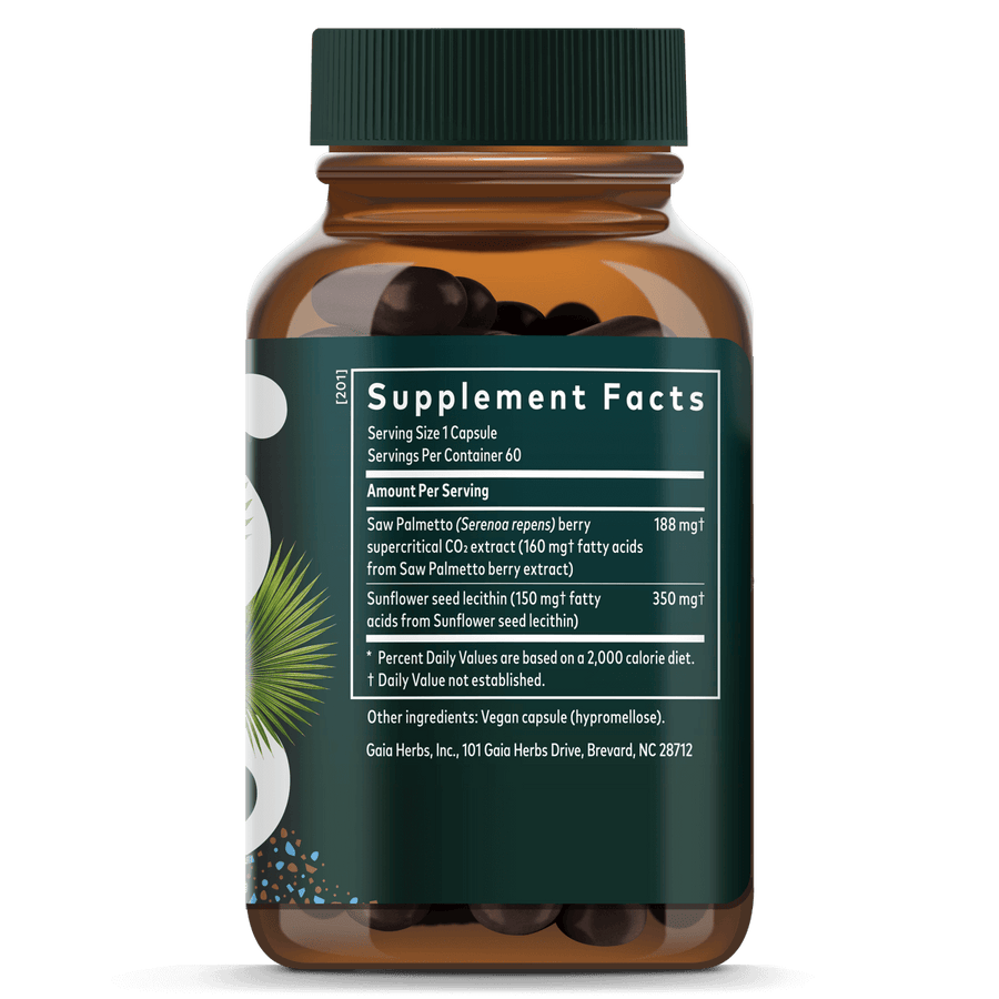 Saw Palmetto Capsules - Prostate Support* | Gaia Herbs