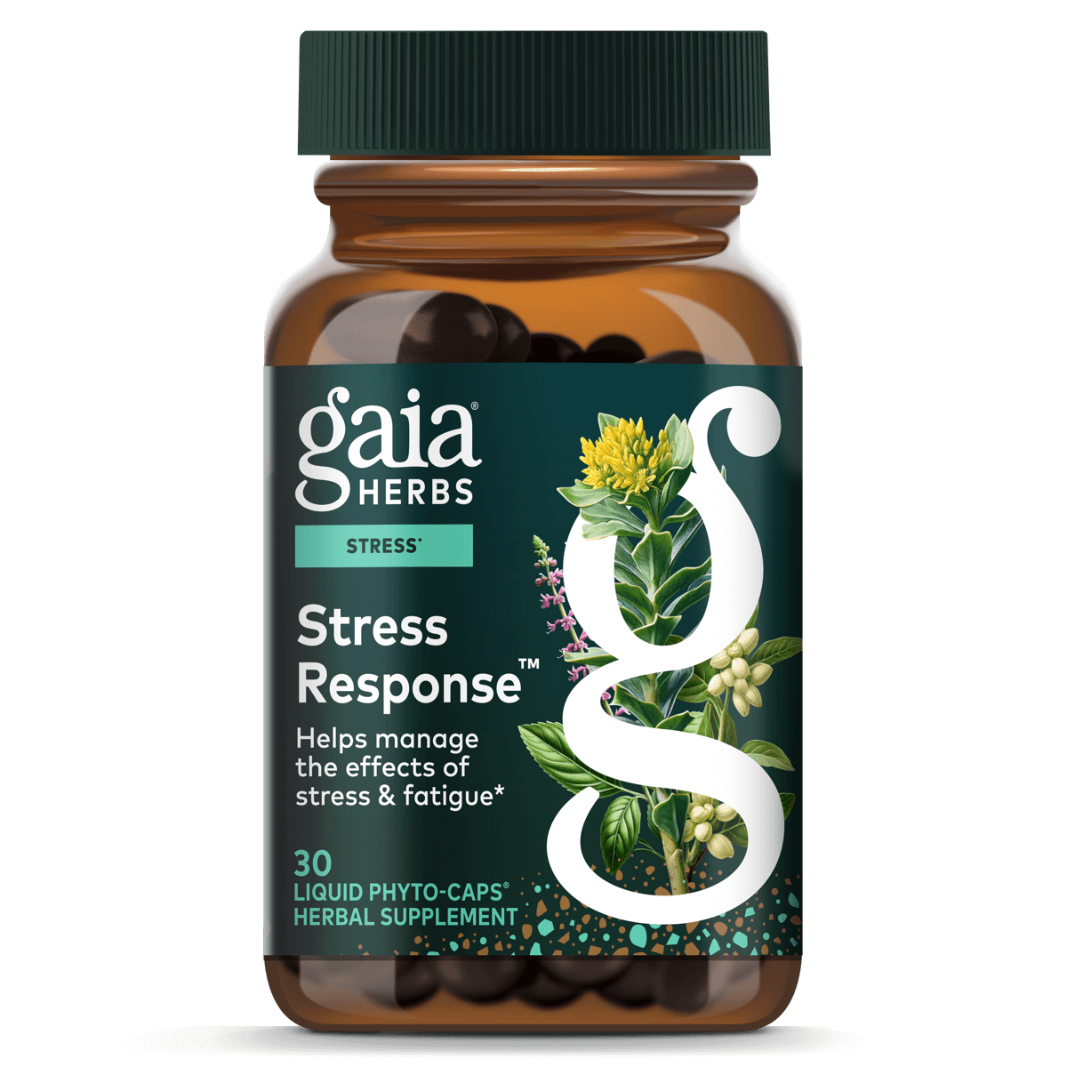 Gaia Herbs Stress Response for Stress Support || 30 ct