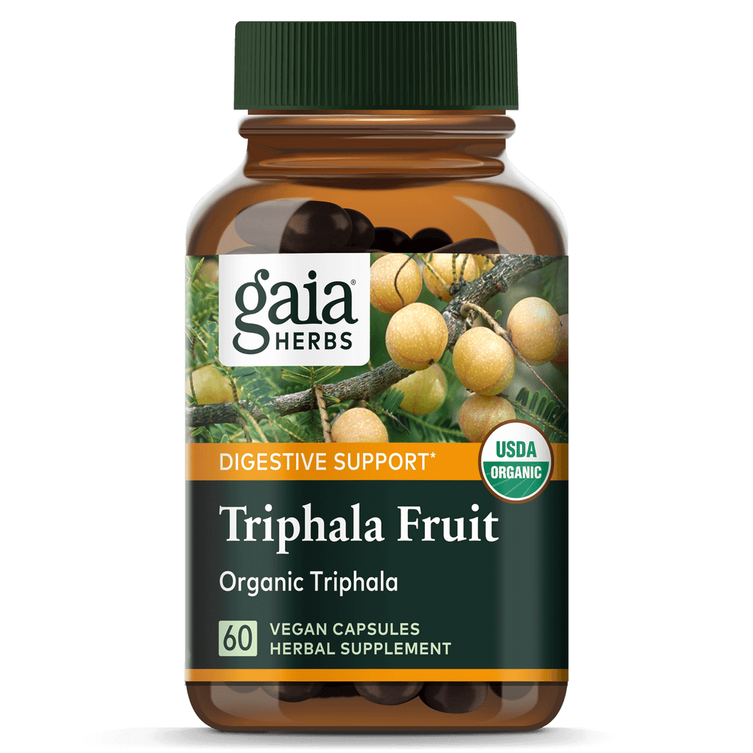 Gaia Herbs Triphala Fruit for Digestive Support || 60 ct
