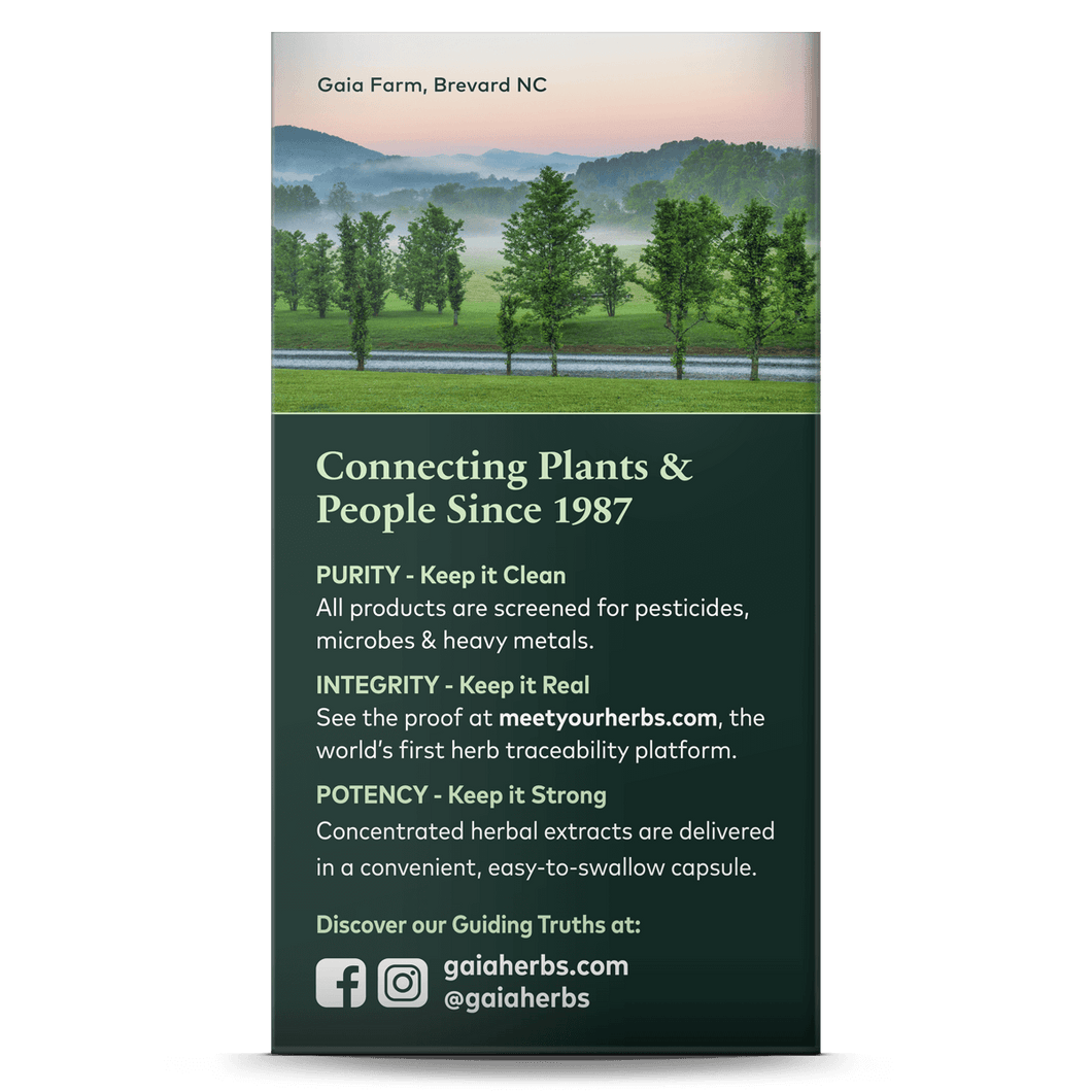 Organic Triphala, Amla Herbal Capsules for Digestive Support Gaia Herbs®