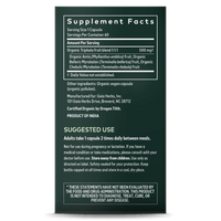 Gaia Herbs Triphala Fruit supplement facts || 60 ct