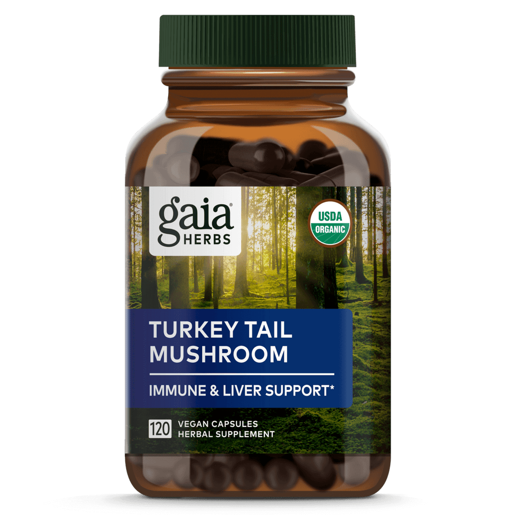 Turkey Tail Mushroom Capsules Liver Support Gaia Herbs Gaia Herbs®