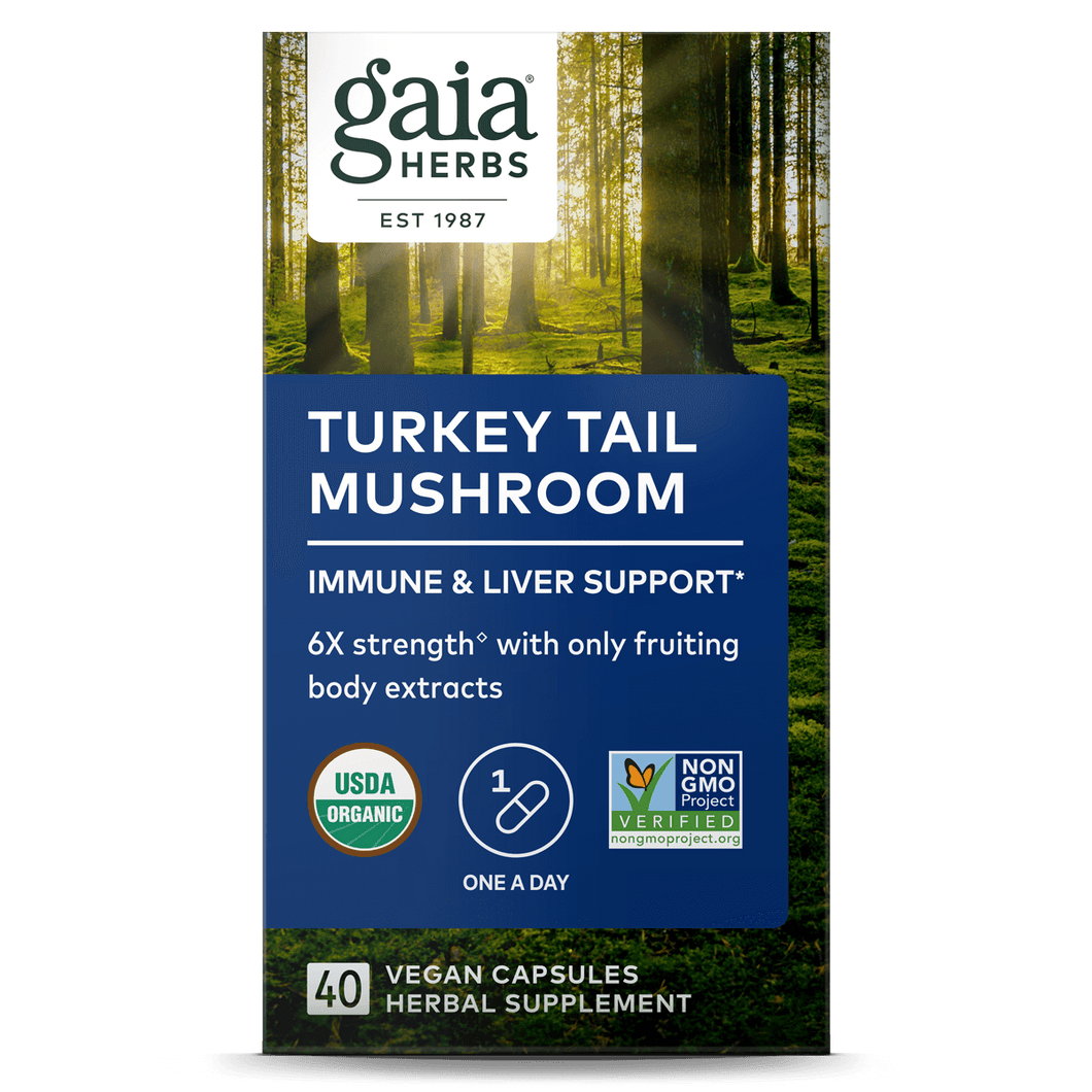 Turkey Tail Mushroom Capsules Liver Support Gaia Herbs Gaia Herbs®