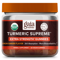 Organic Turmeric Gummies - Turmeric Supreme Extra Strength Gummies || 60 ct
