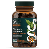 Gaia Herbs Turmeric Supreme Extra Strength for Foundational Support || 120 ct