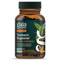 Gaia Herbs Turmeric Pills for Foundational Support || 60 ct