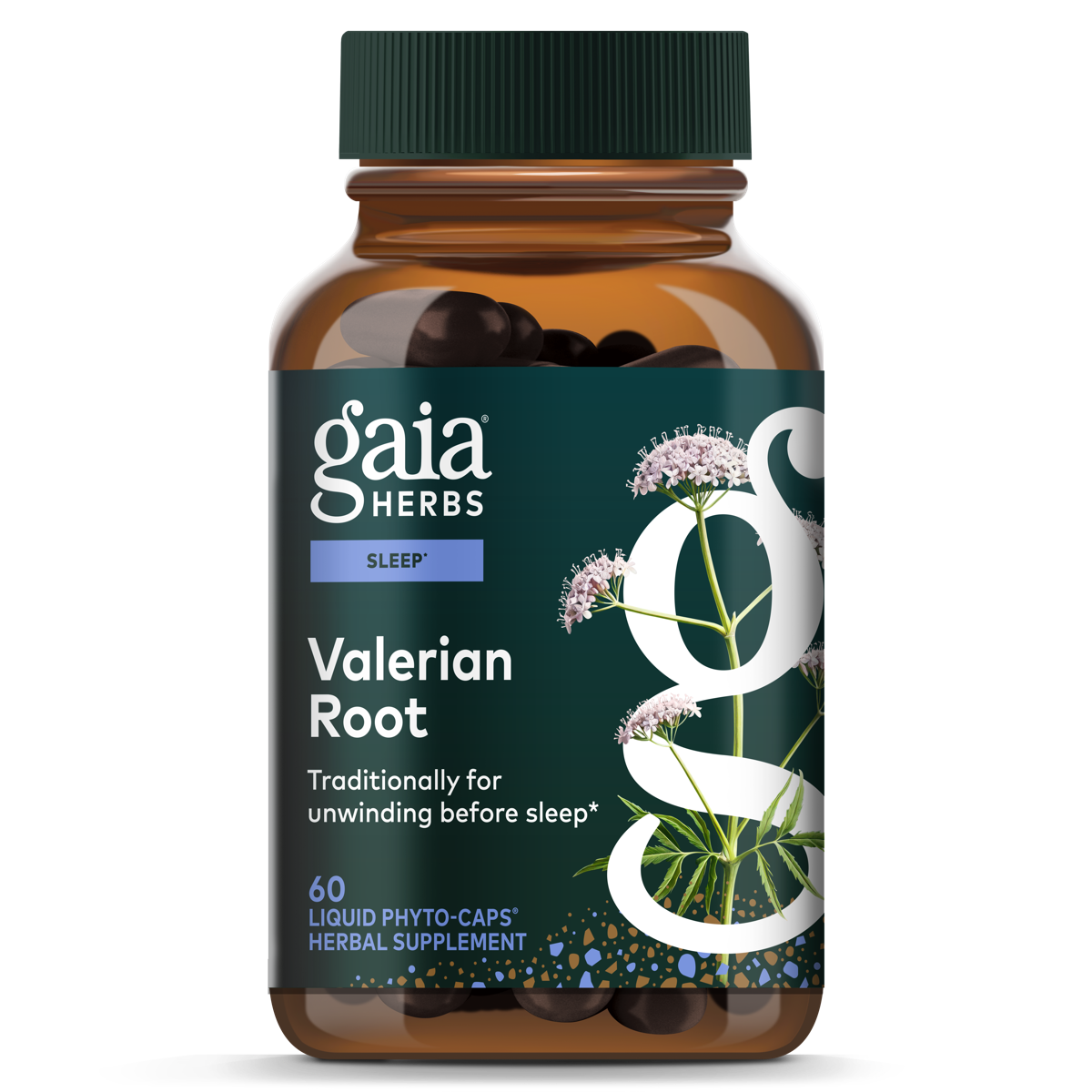 Gaia Herbs Valerian Root Pills for Sleep || 60ct 