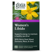 Gaia Herbs Women's Libido carton front || 60 ct
