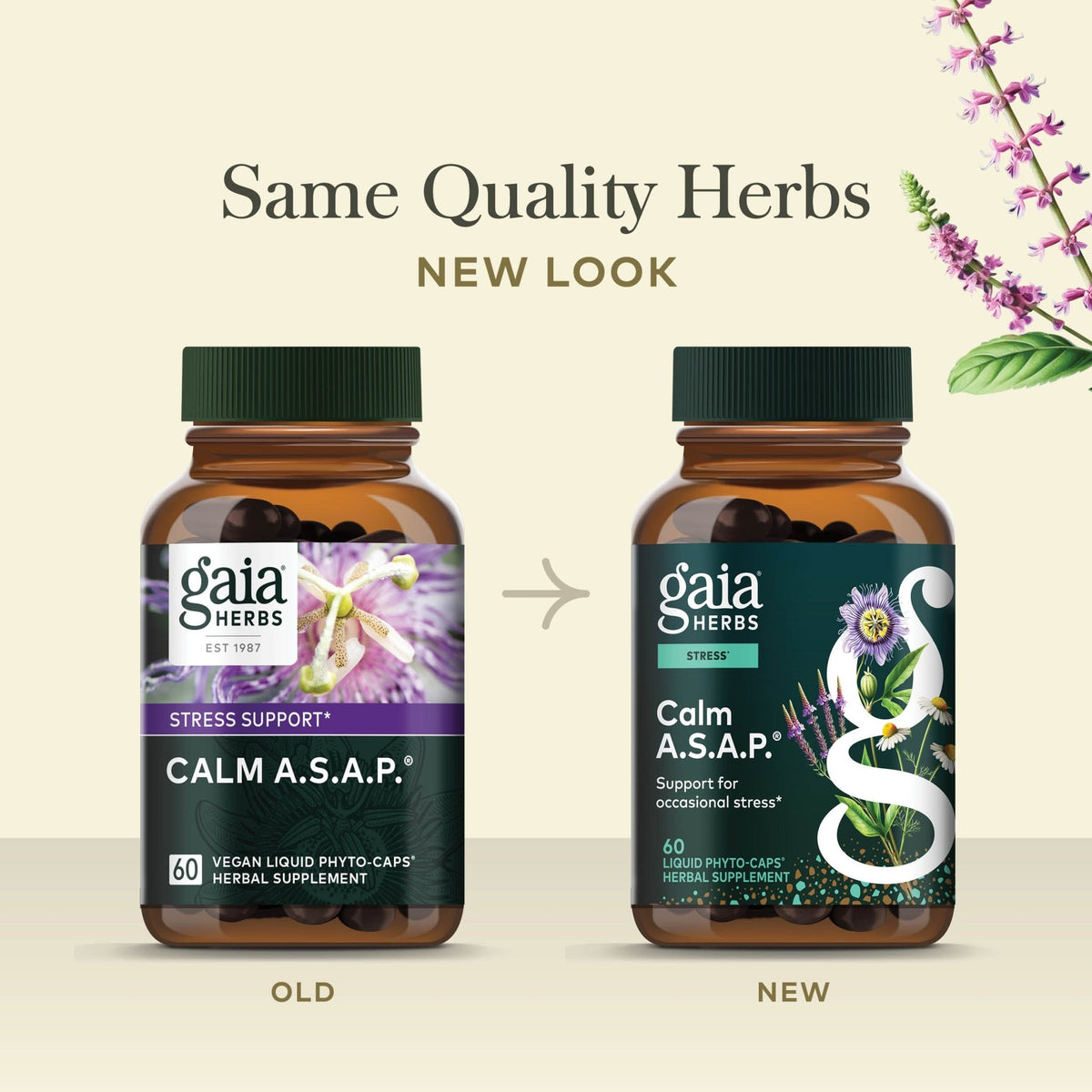 Calm A.S.A.P. Old Label Versus New Label Comparison 