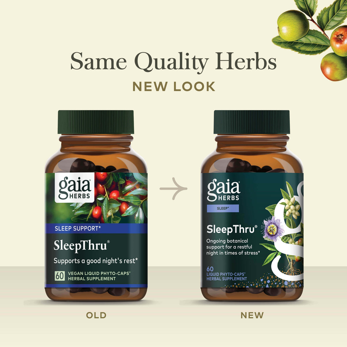 Sleep Thru Old Label Versus New Label Comparison 