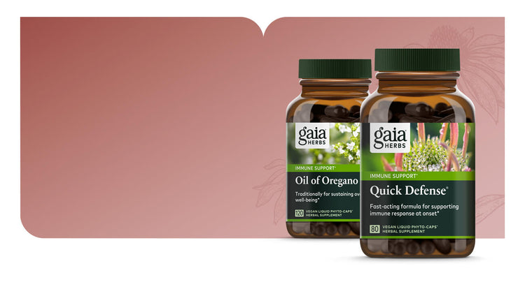 For trusted immune support whenever, wherever, Let Gaia Be Your Guide.*