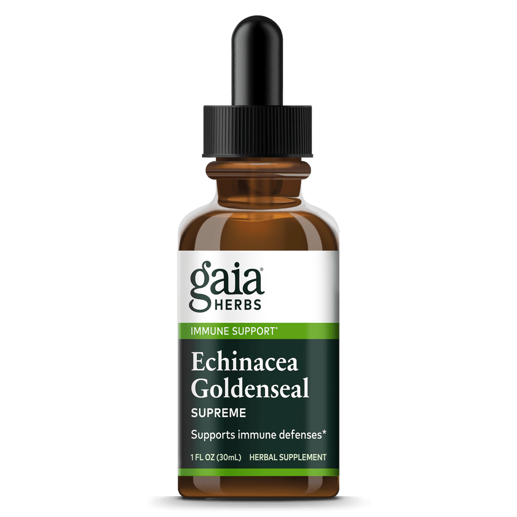 Gaia Herbs Echinacea Goldenseal Supreme for Immune Support || 1 oz