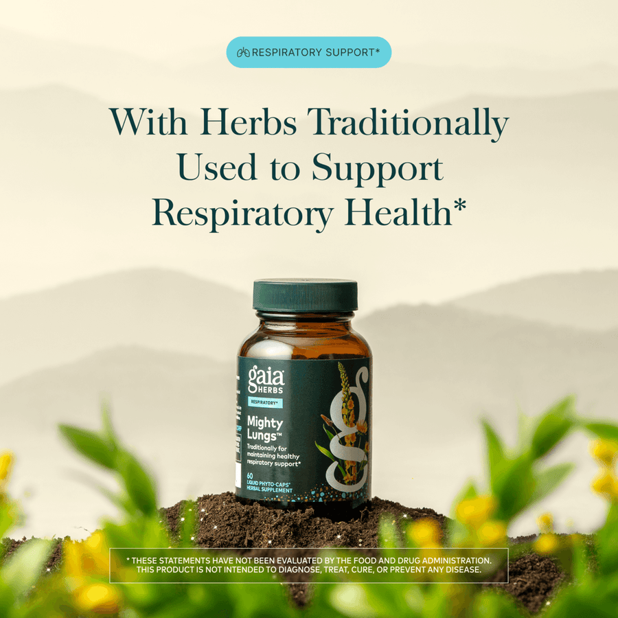 Mighty Lungs | Lung Support Supplement* | Gaia Herbs