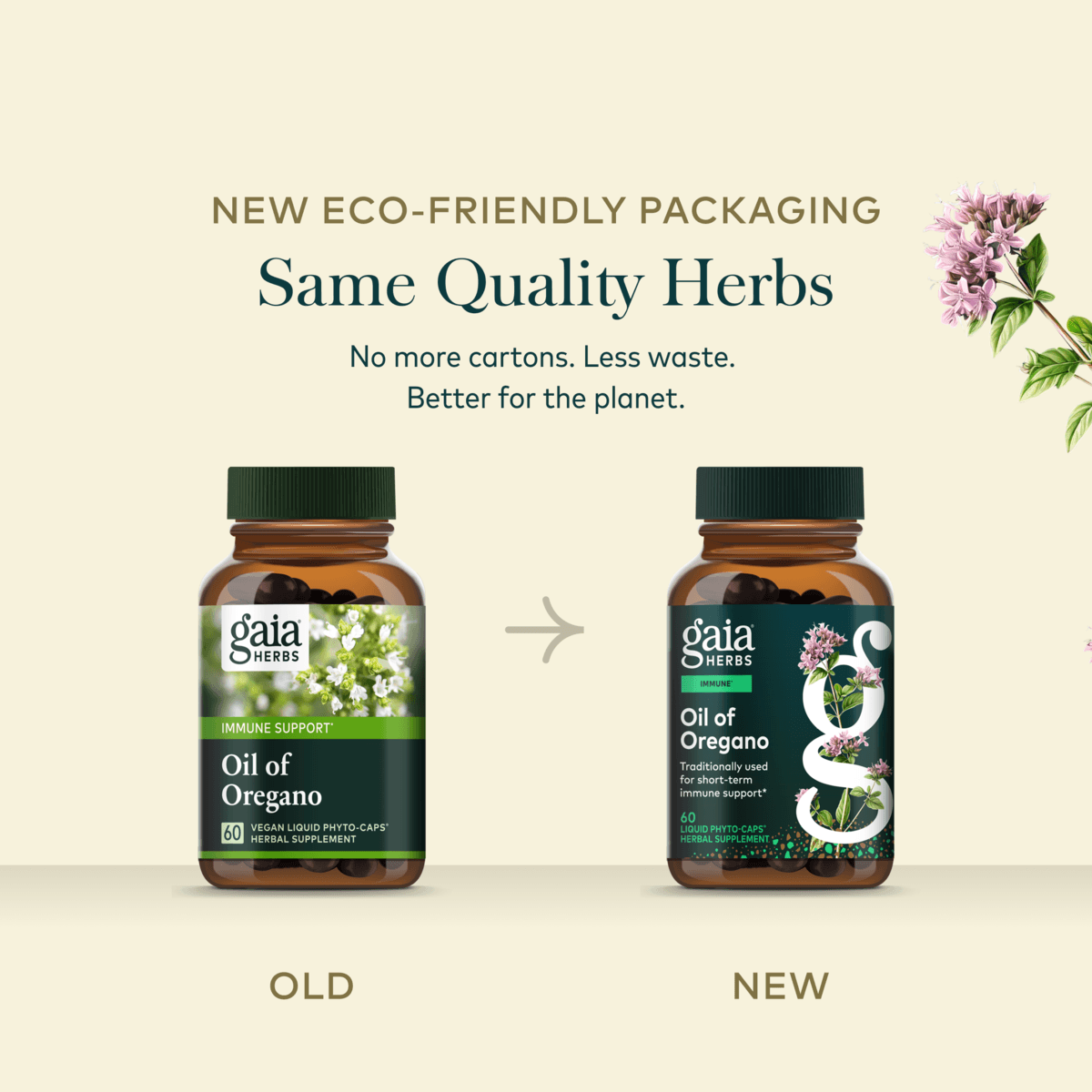 Oil of Oregano Old Label Versus New Label Comparison 