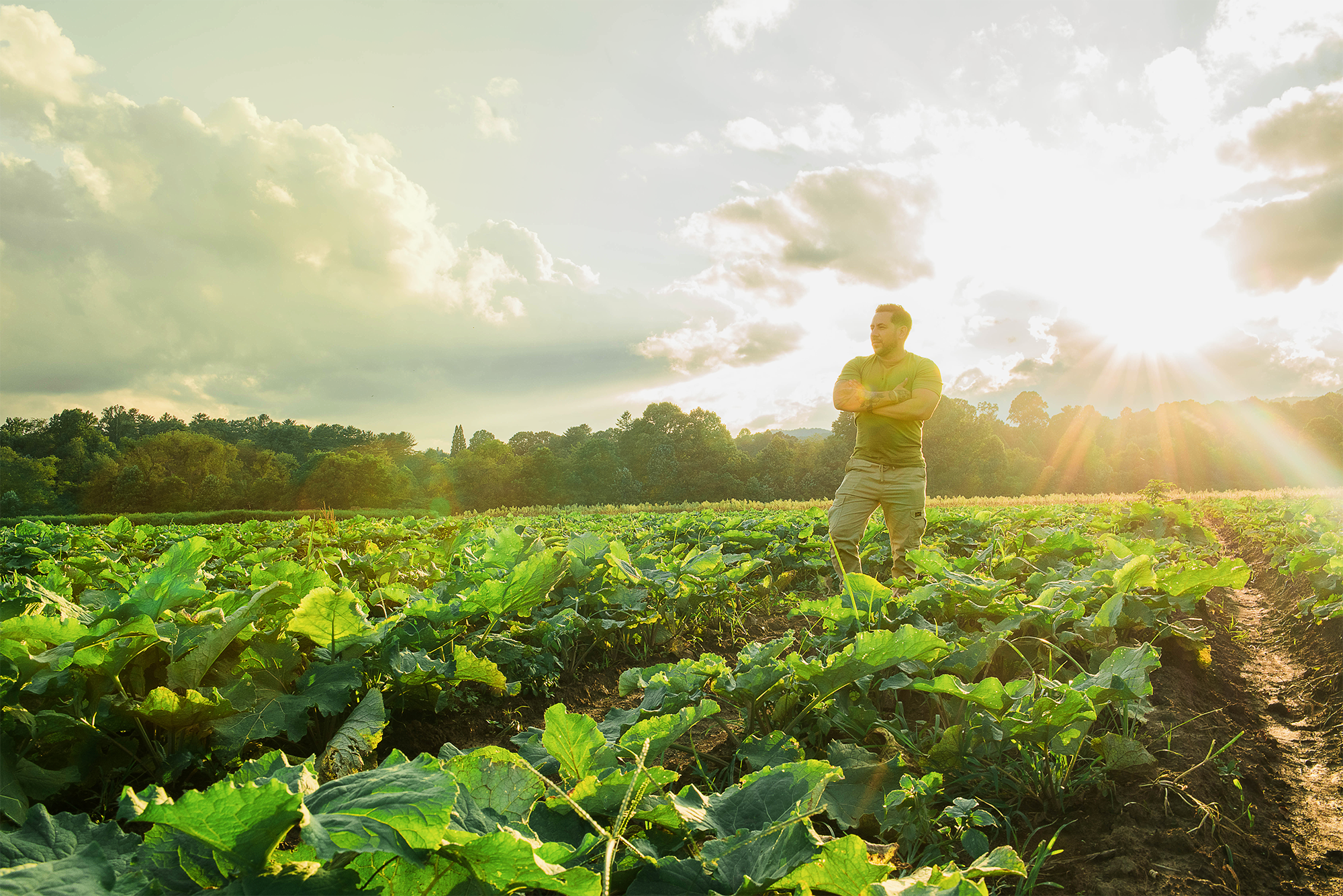 Chema in Gaia Herbs Farm