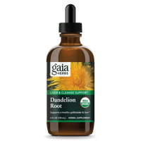 Gaia Herbs Organic Dandelion Root Extract for Liver & Cleanse Support || 4 oz