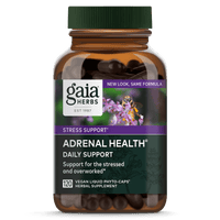 Gaia Herbs Adrenal Health Daily Support for Stress Support || 120 ct