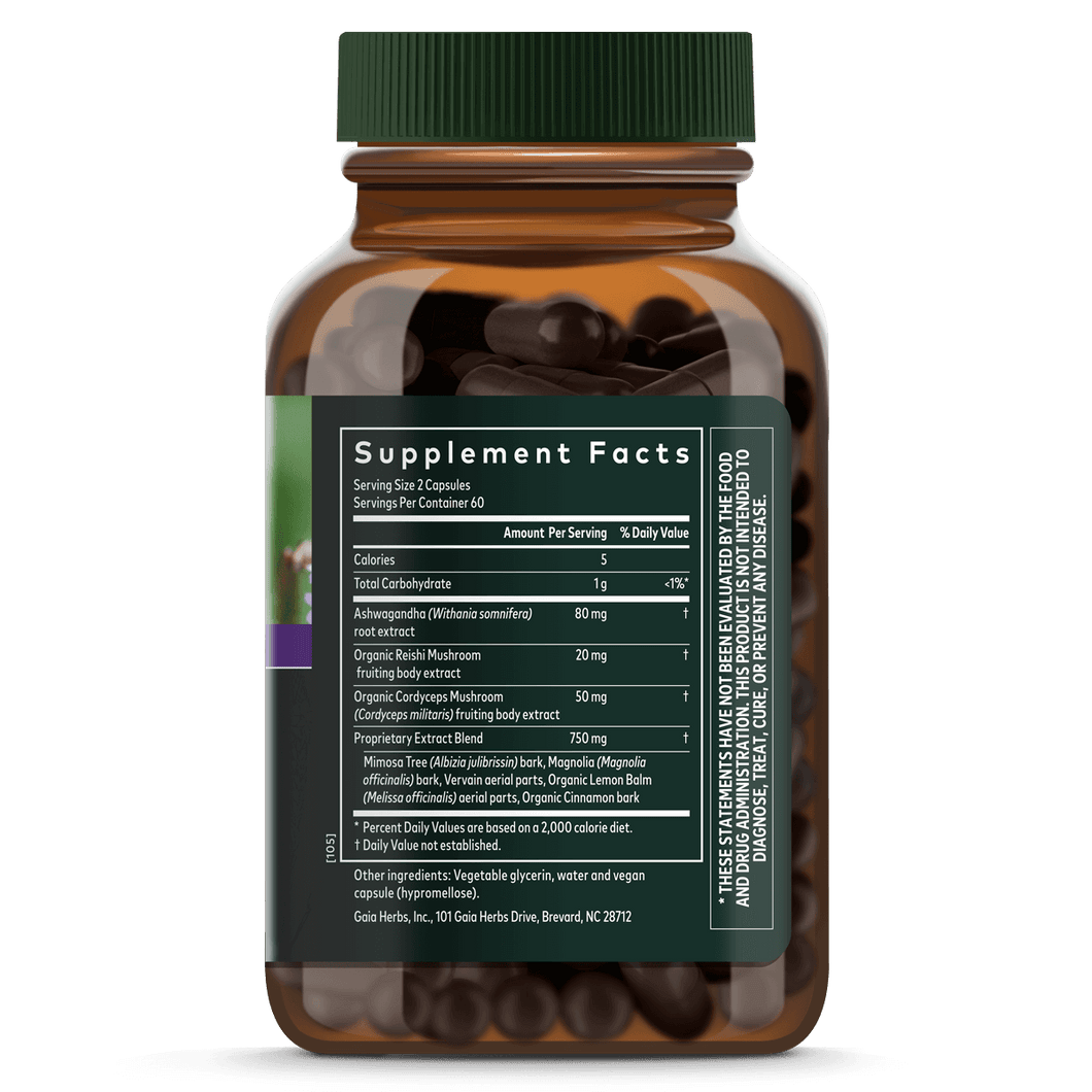 Adrenal Restore Nightly Supplement Ashwagandha Gaia Herbs®