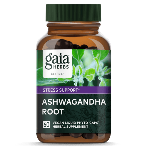 Gaia Herbs Ashwagandha Root Pill for Stress Support || 60 ct