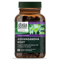 Gaia Herbs Ashwagandha Root Pill for Stress Support || 120 ct