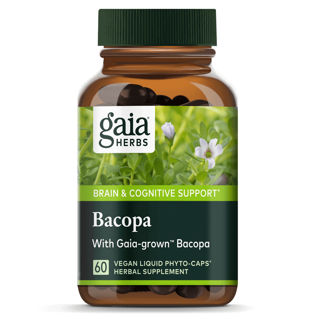 Gaia Herbs Bacopa Capsules for Brain and Cognitive Support | | 60 ct