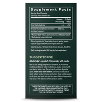 Gaia Herbs Bacopa supplement facts || 60 ct