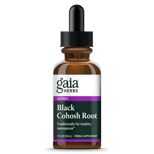 Black Cohosh Liquid Extract Hot flash Support During Menopause Gaia