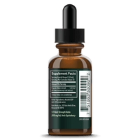 Gaia Herbs Black Cohosh Root supplement facts || 1 oz