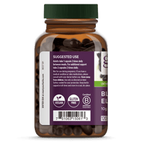 Gaia Herbs Black Elderberry for Immune Support suggested use || 120 ct