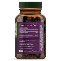Gaia Herbs Black Elderberry for Immune Support supplement facts || 120 ct