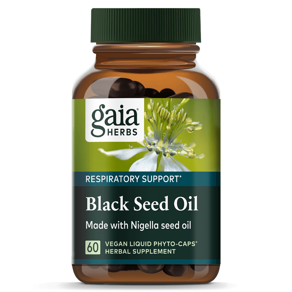 Black Seed Oil Capsules for Respiratory Support Gaia Herbs® Gaia Herbs®