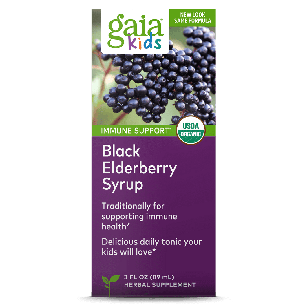 Elderberry Syrup for Kids Immune Support GaiaKids® Gaia Herbs®