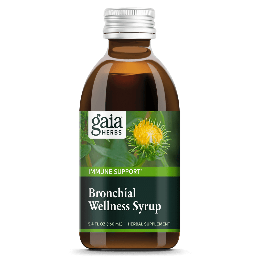 Gaia Herbs Bronchial Wellness Herbal Syrup for Immune Support || 5.4 oz