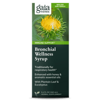 Gaia Herbs Bronchial Wellness Herbal Syrup carton front || 5.4 oz