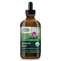 Gaia Herbs Burdock Root Extract, Certified Organic for Liver & Cleanse Support || 4 oz