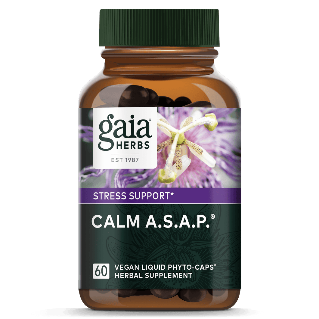 Gaia Herbs Calm A.S.A.P. for Stress Support || 60 ct
