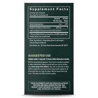 Gaia Herbs Cranberry Concentrate supplement facts || 60 ct