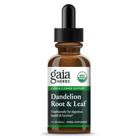 Gaia Herbs Dandelion Extract, Certified Organic for Liver & Cleanse Support || 1 oz
