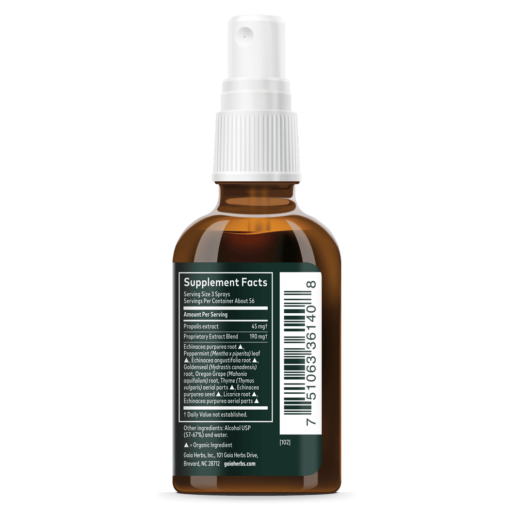 Echinacea Throat Spray for Sore Throat Support Gaia Herbs Gaia Herbs®